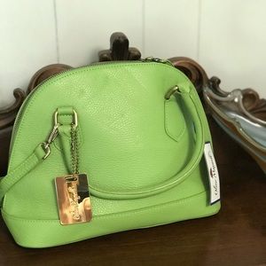 Lime Green Vera Pelle 100% Italian Leather Purse